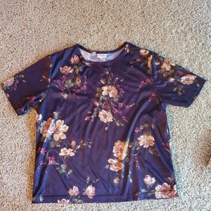 Blair Boutique Silky Floral Shirt